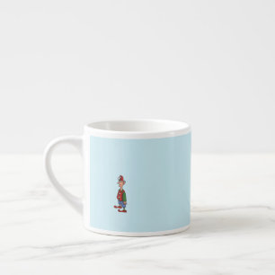 Elf vid Attention Blue espresso mugg Espressomugg