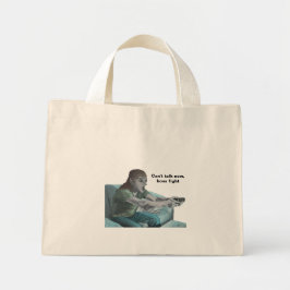 Elf Video Gamer Chef Fight Tote Bag Mini Tygkasse