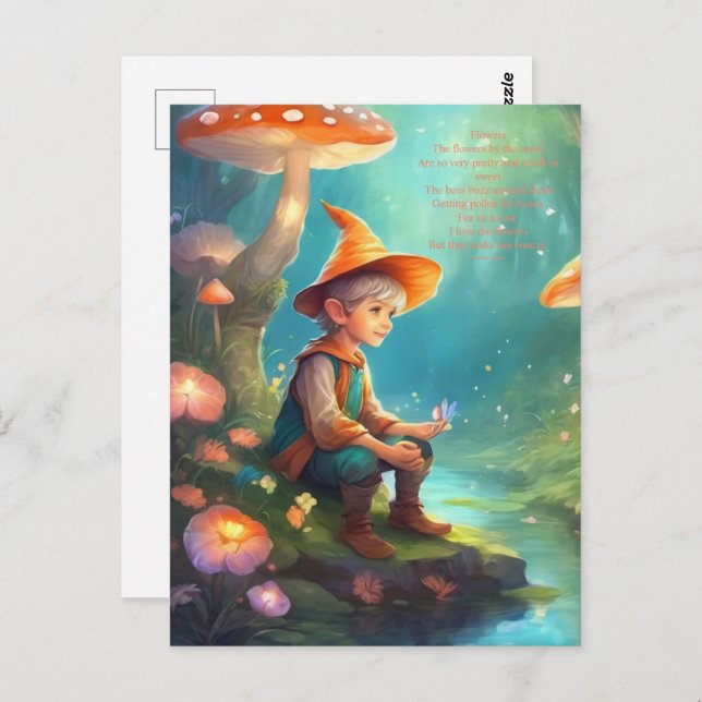 Elf Vykort (Fram/baksida)