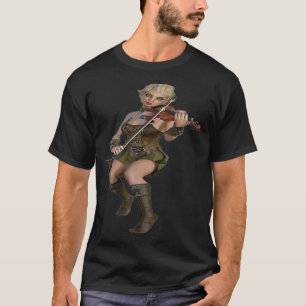Elf Warrior Barbarian Fantasy Tabletop RPG Rolepla T Shirt