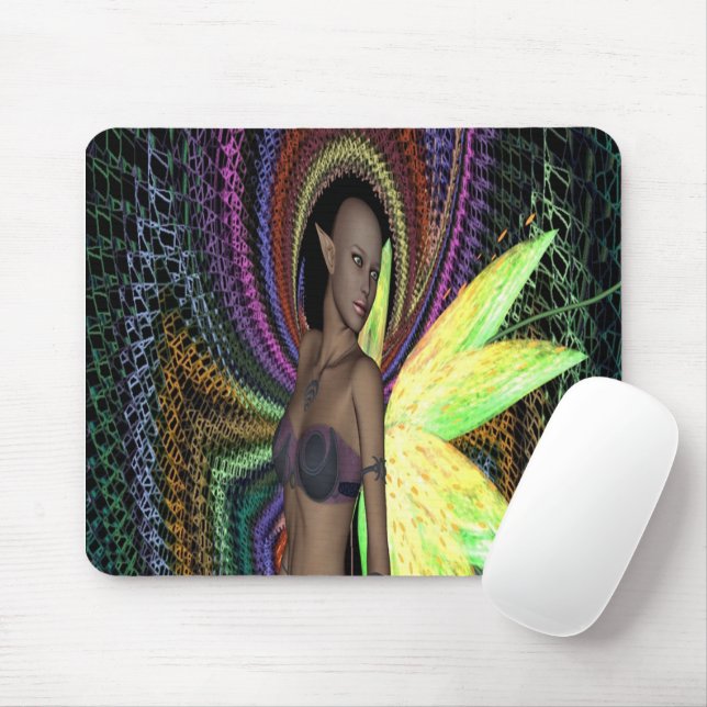 Elf Woman Mouse Pad Musmatta (Med mus)