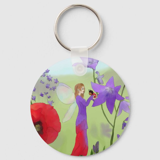 Elfe mit Käfer Nyckelring (Framsida)