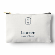 Elfenben | Bröllopsmonogram Brudtjänstpresent
