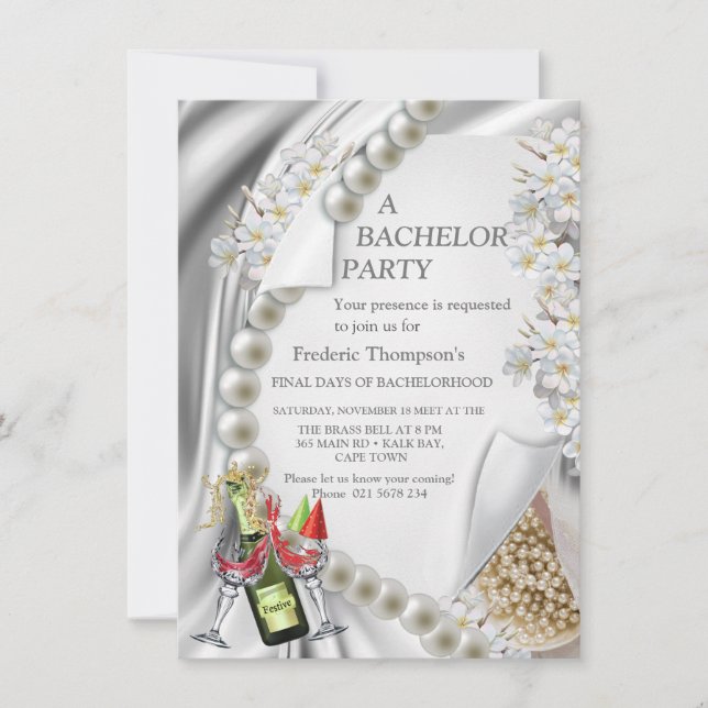 Elfenben,Grön,Blå,Guld Silke &  Svärtningsparty (Framsida)