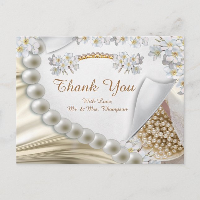 Elfenben,Grönt,Blått,Guld Silke och Pearl-Tank Y-v Vykort (Framsida)