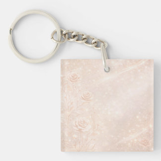 Elfenben och rosegold accentuerar blommor AI konst