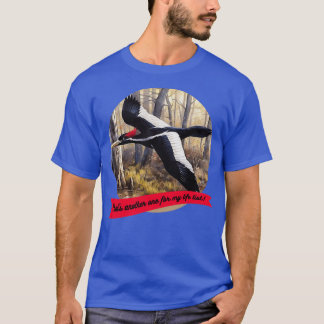 Elfenbensburad Woodpecker Birder Life List T Shirt
