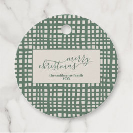 Elfenbensfärg jul Sage elegant Gåvor Etiketter