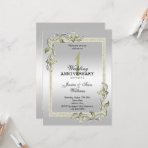 Elfenbensfärgad ädelsten, glitter & silver 1:a brö