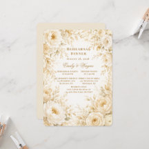 Elfenbensfärgade Champagne Pärl Blommor Övningsmid