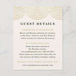 Elfenbensfärgade Strängljus Gäst Informationskort Tilläggskort