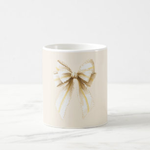 Elfenbensgul båge kaffemugg