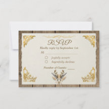 Elfenbensguld Boho Blommig Rustik Elegant Skrift