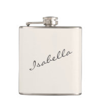 Elfenbenskräm Elegant Skript Namn Bröllopsfest 