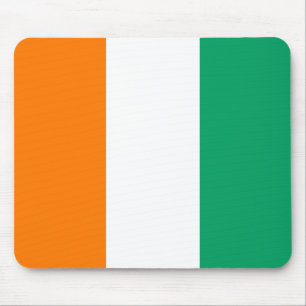 Elfenbenskusten Flagga Mousepad Musmatta