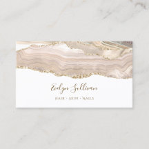 Elfenbenskusten guld agate affärskort