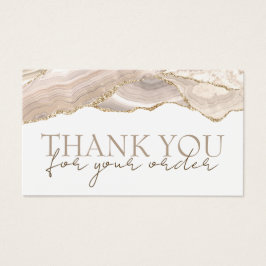 Elfenbenskusten guld agerade tack för ditt rabattk visitkort