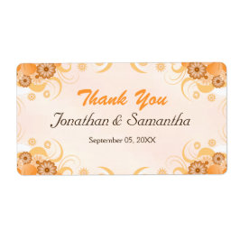 Elfenbenskusten Guld Peach-Blommigten Stora Bröllo Fraktsedel