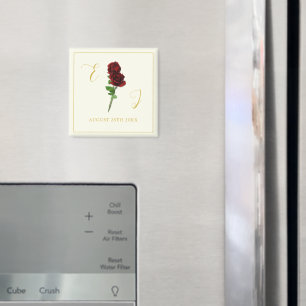 Elfenbenskusten Guld Ro Bröllop Magnet