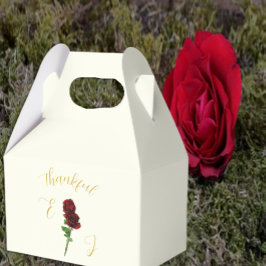 Elfenbenskusten Guld Ro Bröllop Presentaskar