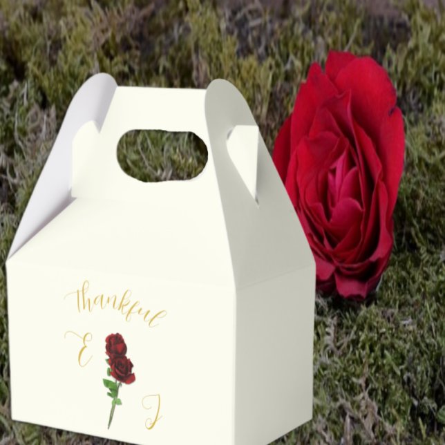 Elfenbenskusten Guld Ro Bröllop Presentaskar (Skapare uppladdad)