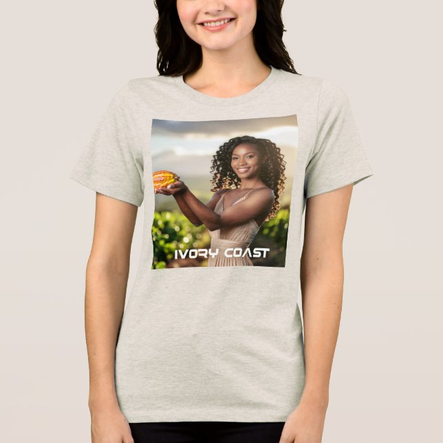 ELFENBENSKUSTEN - KAKAO T SHIRT (Framsida)