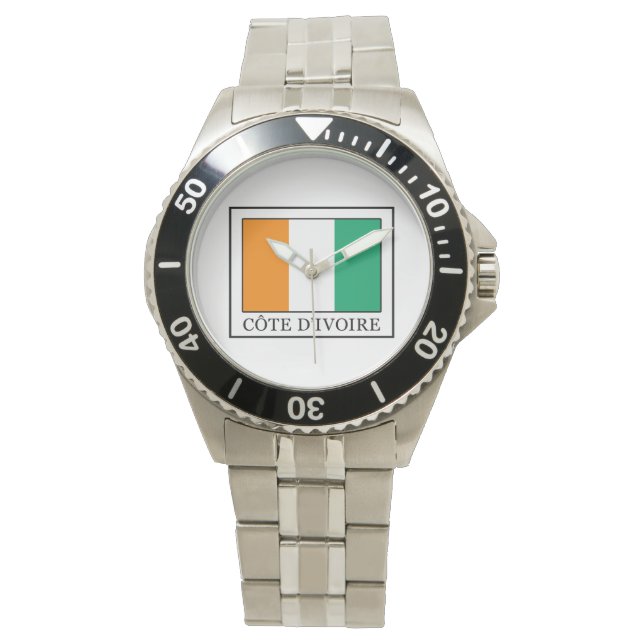 Elfenbenskusten Kusten Armbandsur (Framsida)