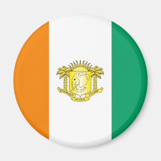 Elfenbenskusten Kusten - Elfenbenskusten Magnet (Framsidan)