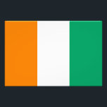 Elfenbenskusten Kusten Flagga Fototryck<br><div class="desc">Patriotic flagga i Elfenbenskusten Kusten.</div>