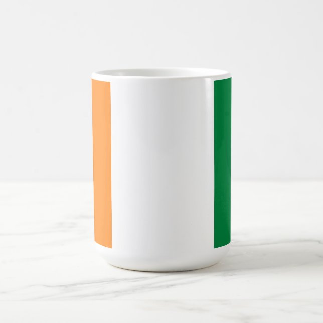 Elfenbenskusten Kusten flagga Kaffemugg (Center)