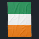 Elfenbenskusten Kusten flagga Kökshandduk<br><div class="desc">En idealisk gåva till alla dem som är patriotiska i land!</div>