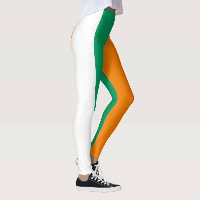 Elfenbenskusten Kusten Flagga Leggings (Höger)