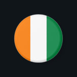 Elfenbenskusten Kusten flagga Magnet<br><div class="desc">En idealisk gåva till alla dem som är patriotiska i land!</div>