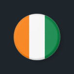 Elfenbenskusten Kusten flagga Magnet<br><div class="desc">En idealisk gåva till alla dem som är patriotiska i land!</div>