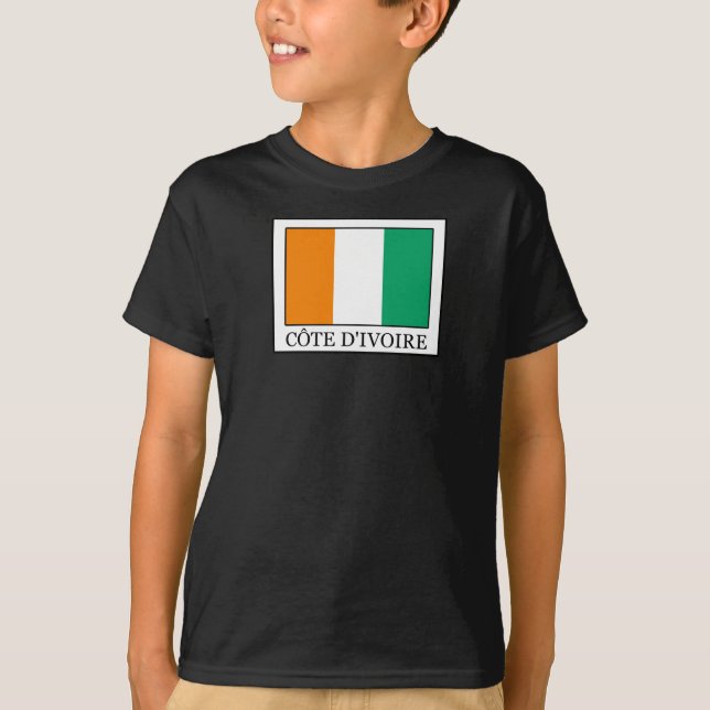 Elfenbenskusten Kusten T-shirt (Framsida)