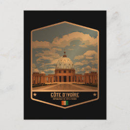 Elfenbenskusten Kusten Vykort