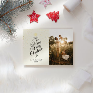 Elfenbenskusten Mycket God jul Träd Porträtt Julkort