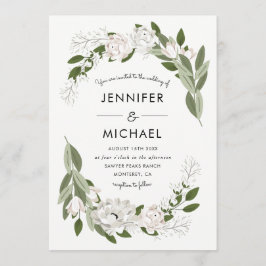 Elfenbenskusten och Bröllop Sprigs Inbjudningar