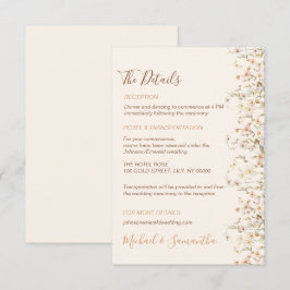 Elfenbenskusten och  Wildblomman Bröllop Tilläggskort