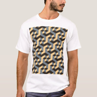 Elfenbenskusten silver - Geometric Complex Tile T Shirt