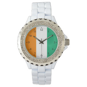 Elfenbenskustens flagga armbandsur