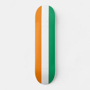 Elfenbenskustens flagga mini skateboard bräda 18,5 cm