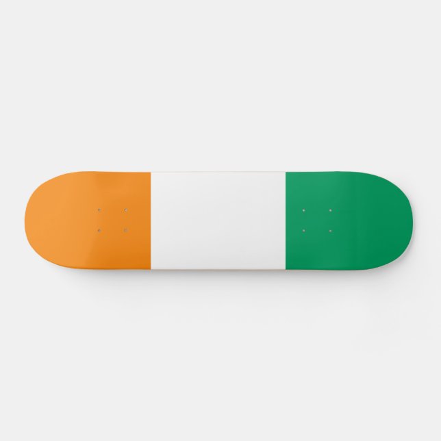 Elfenbenskustens flagga mini skateboard bräda 18,5 cm (Horz)