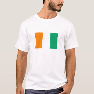 Elfenbenskustens flagga t shirt