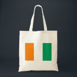 Elfenbenskustens flagga tygkasse<br><div class="desc">Elfenbenskustens patriotiska flagga.</div>