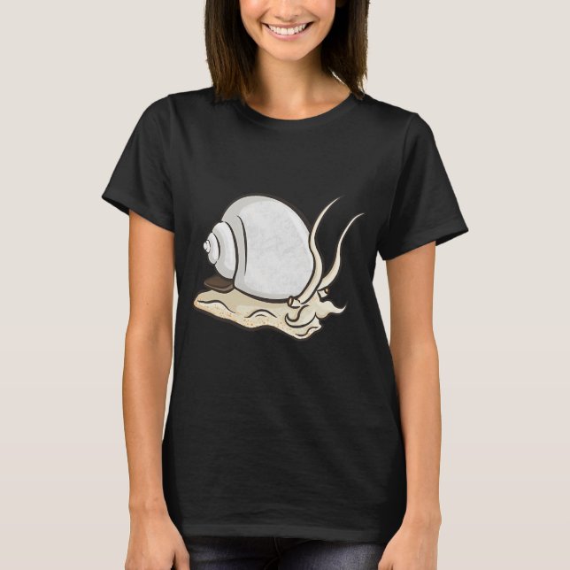 Elfenbensmysteriumsnecka T Shirt (Framsida)