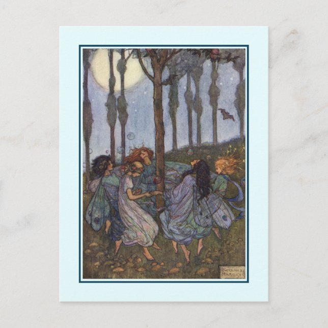 "Elfin Dance" Vykort (Framsida)