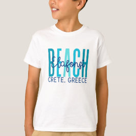 Elfonsi Beach Crete Greece (Ocean) T Shirt