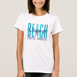 Elfonsi Beach Crete Greece (Ocean) T Shirt