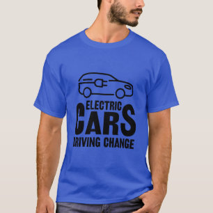 Elfordon Elbil Drivande Förändring roligt T Shirt